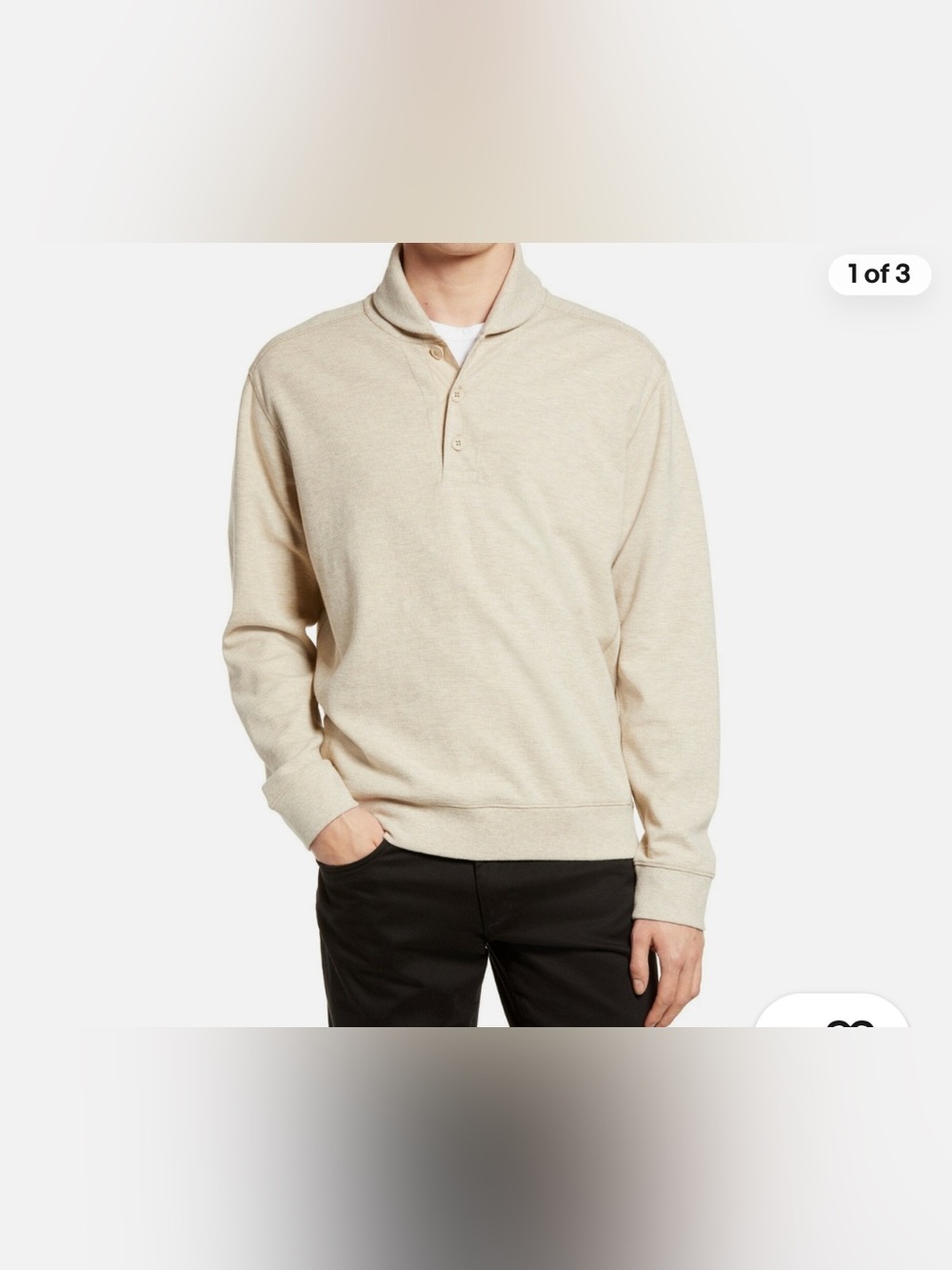 VINCE Mens Size S Shawl Collar Pima Cotton Double Knit Top Grandpacore $225